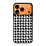 Houndstooth 圖案 iPhone 17 Pro Max 鏡面手機殼主圖