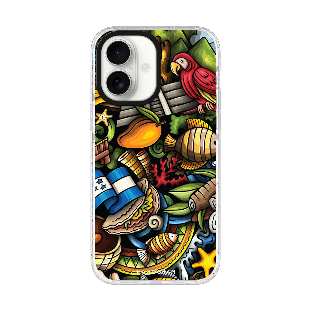 Fantasy Features iPhone 17 水晶透明保護殼正面展示