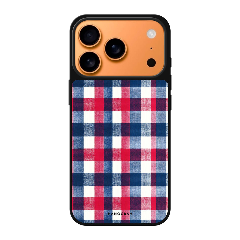 Patriot Plaid 圖案 iPhone 17 Pro Max 鏡面手機殼主圖