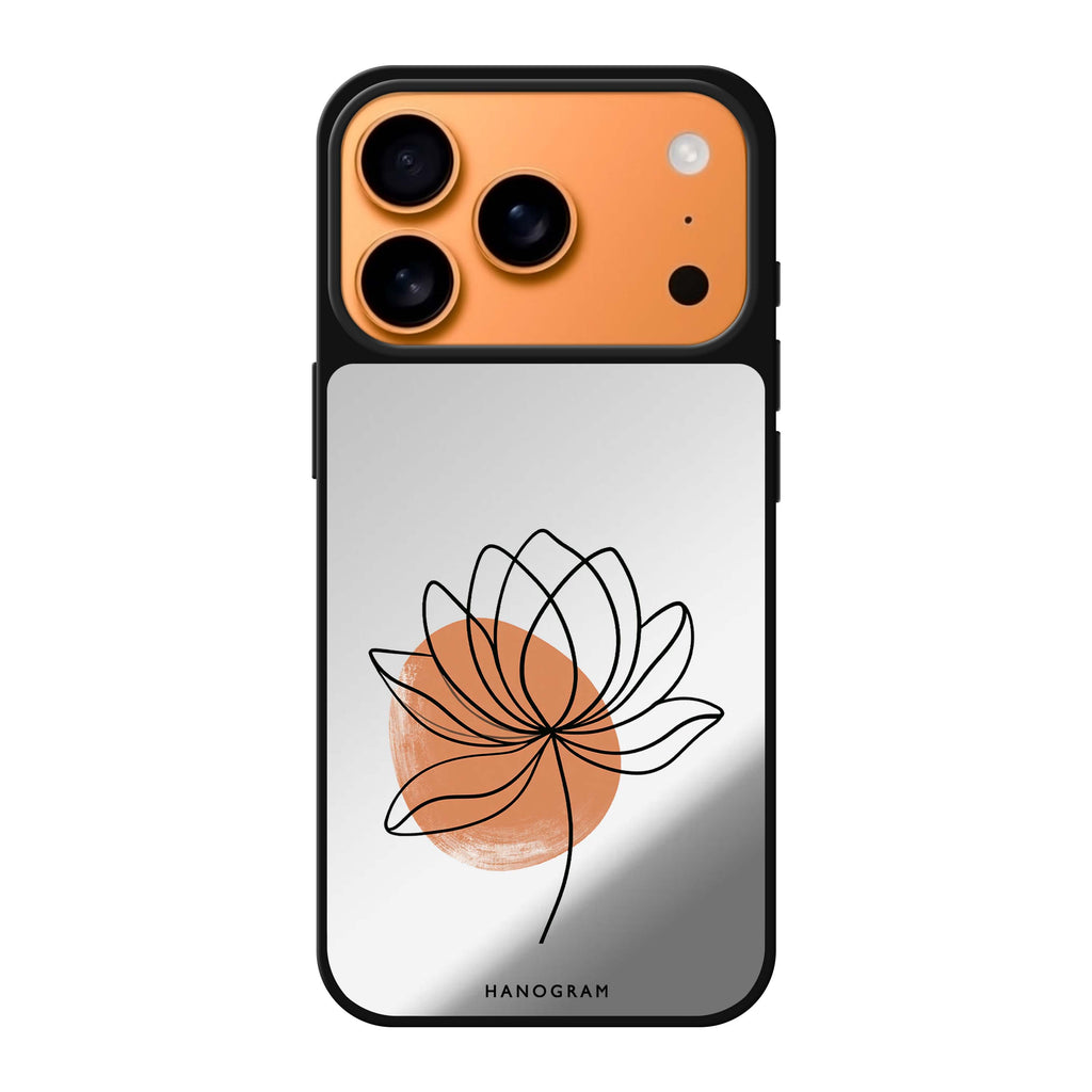Terracotta Lotus Line 鏡面手機殼