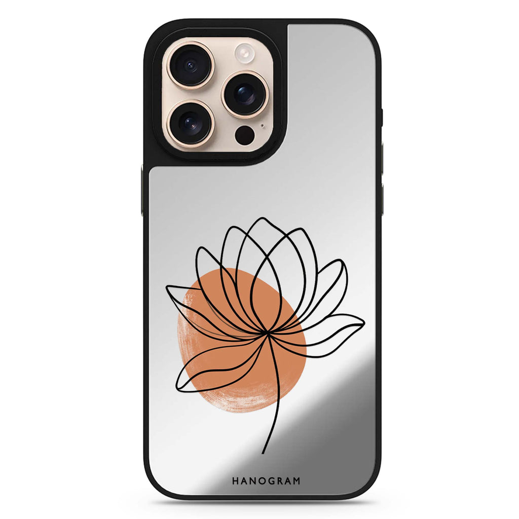 Terracotta Lotus Line 鏡面手機殼
