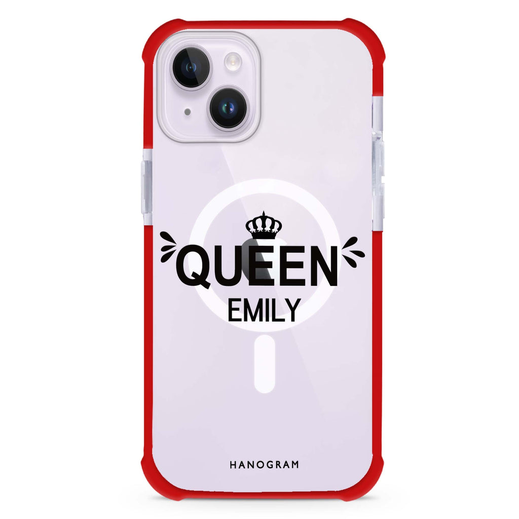 I am the queen iPhone 15 Plus Magsafe 兼容超強防摔保護殼
