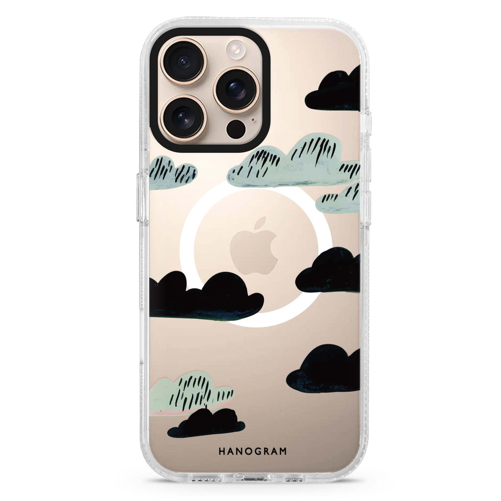 Night Clouds Magsafe 兼容水晶透明保護殼