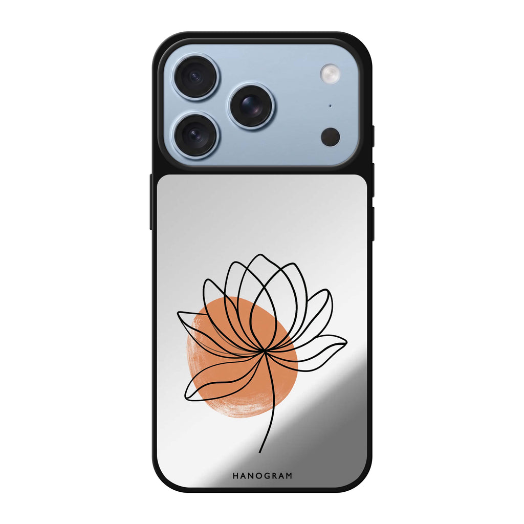 Terracotta Lotus Line 鏡面手機殼