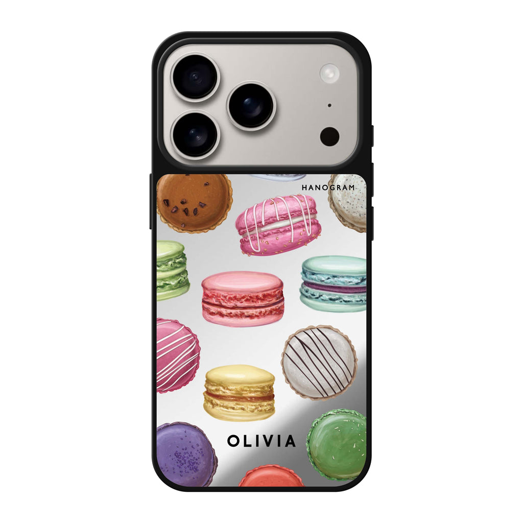 Macarons Land 美食 iPhone 17 Pro Max 鏡面手機殼主圖