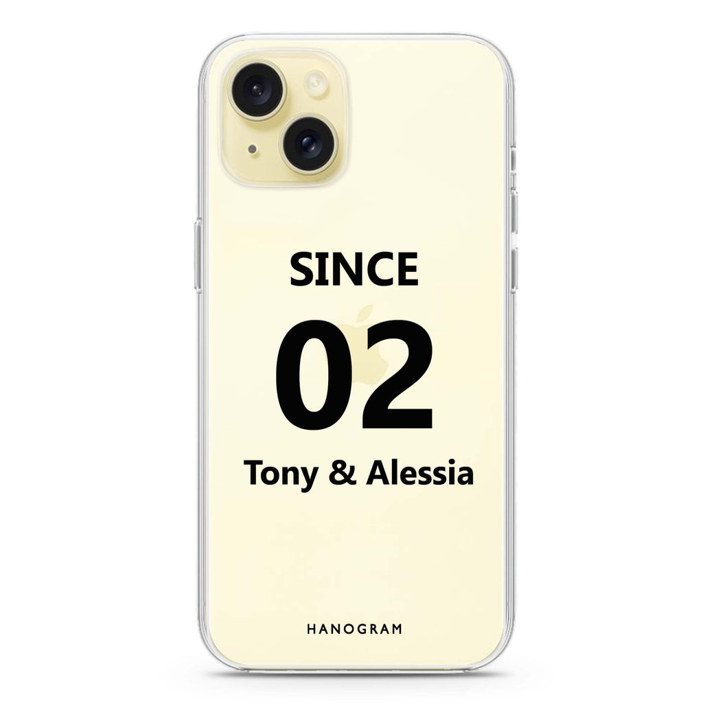 Love story iPhone 15 plus 水晶透明保護殼