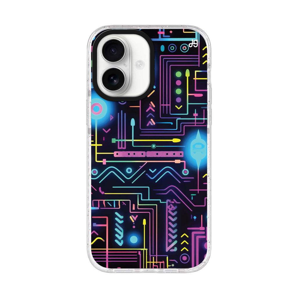 Luminous Luxe iPhone 17 水晶透明保護殼正面展示