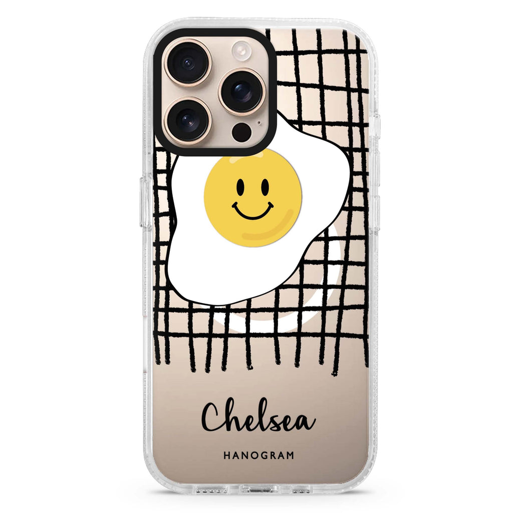Funny Egg Magsafe 兼容水晶透明保護殼