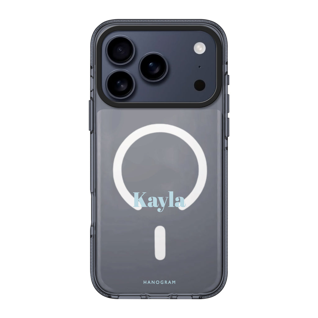 Personal Pop iPhone 17 Pro Max MagSafe 水晶透明保護殼 插畫圖案設計 可自訂名字及字色 圖1