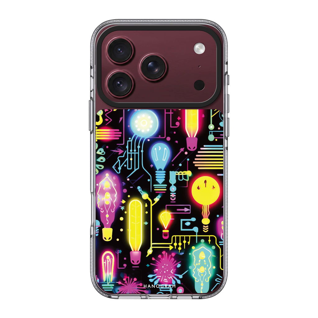 Neon Cascade 水晶透明保護殼