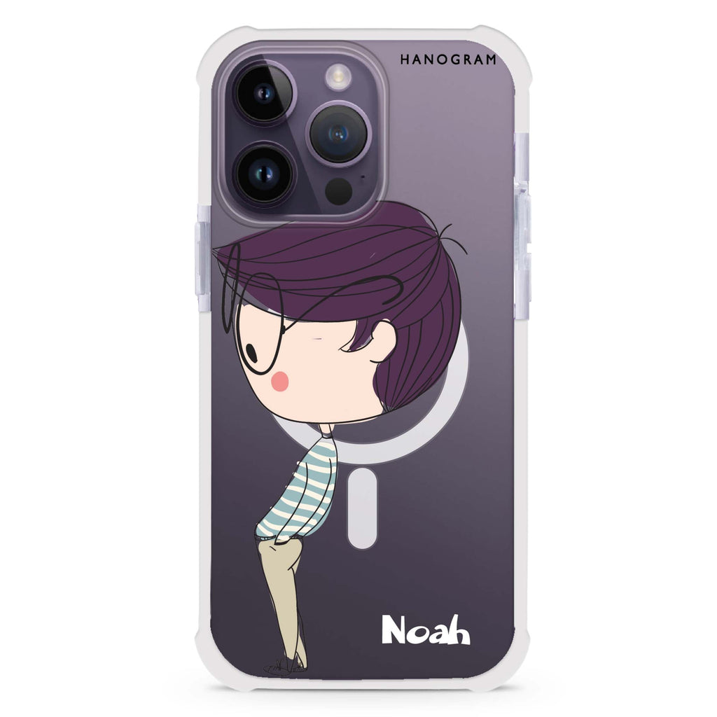 Boy kissing iPhone Magsafe 兼容超強防摔保護殼