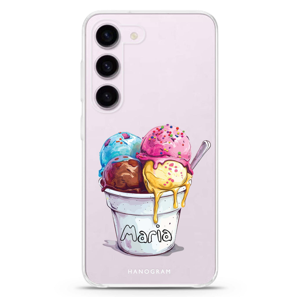 Sweet Scoops Samsung Galaxy 水晶透明保護殼