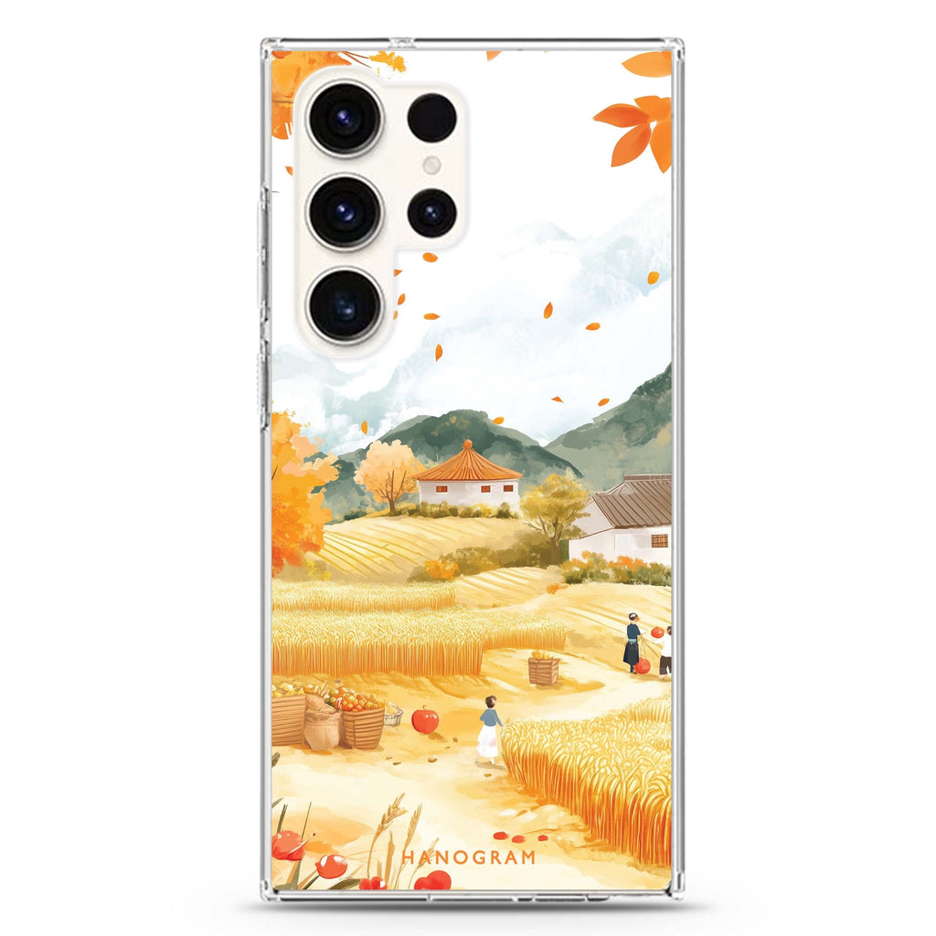 Golden Equinox Samsung Galaxy Ultra 透明保護殼，適用 S26/S25/S24/S23 Ultra，圖1