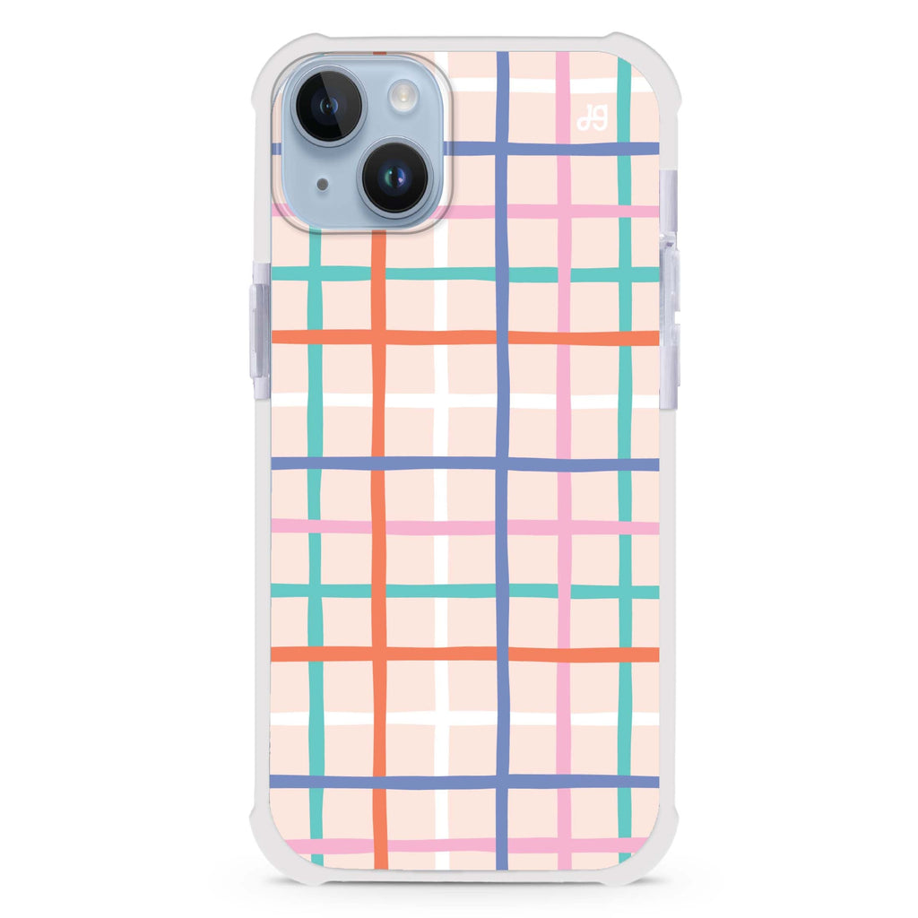 Line Drawing iPhone 15 Plus Magsafe 兼容超強防摔保護殼
