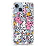 Bunny Doodles iPhone 14 Plus Magsafe 兼容水晶透明保護殼