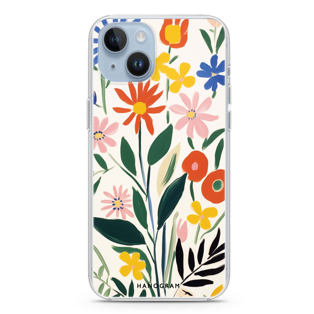 Floral Impressions iPhone 14 Plus Magsafe 兼容水晶透明保護殼