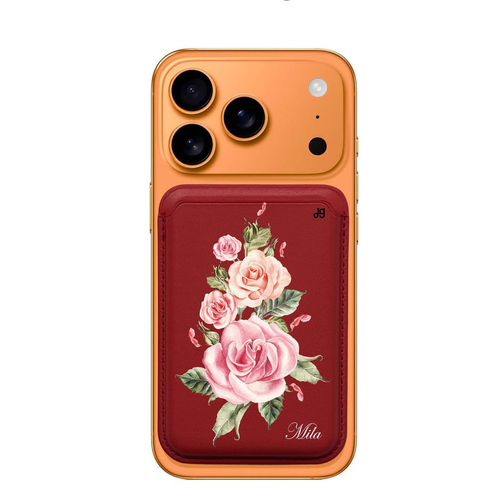 Pink Watercolor Floral Magsafe 卡套