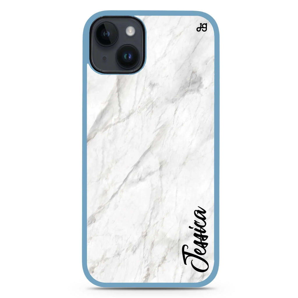 White Marble – Deep Love iPhone 15 Plus 防衝擊保護殼