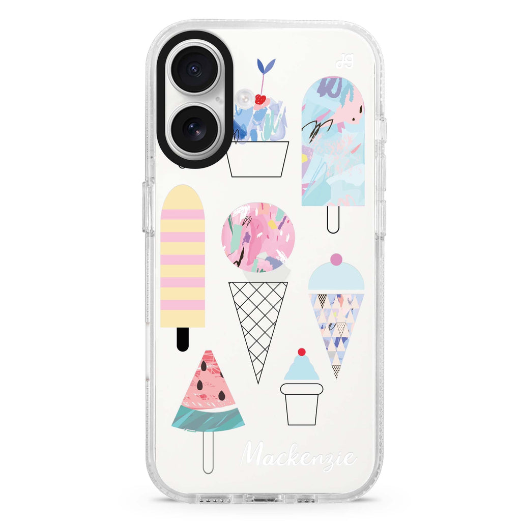 Artistic Ice cream II 水晶透明保護殼