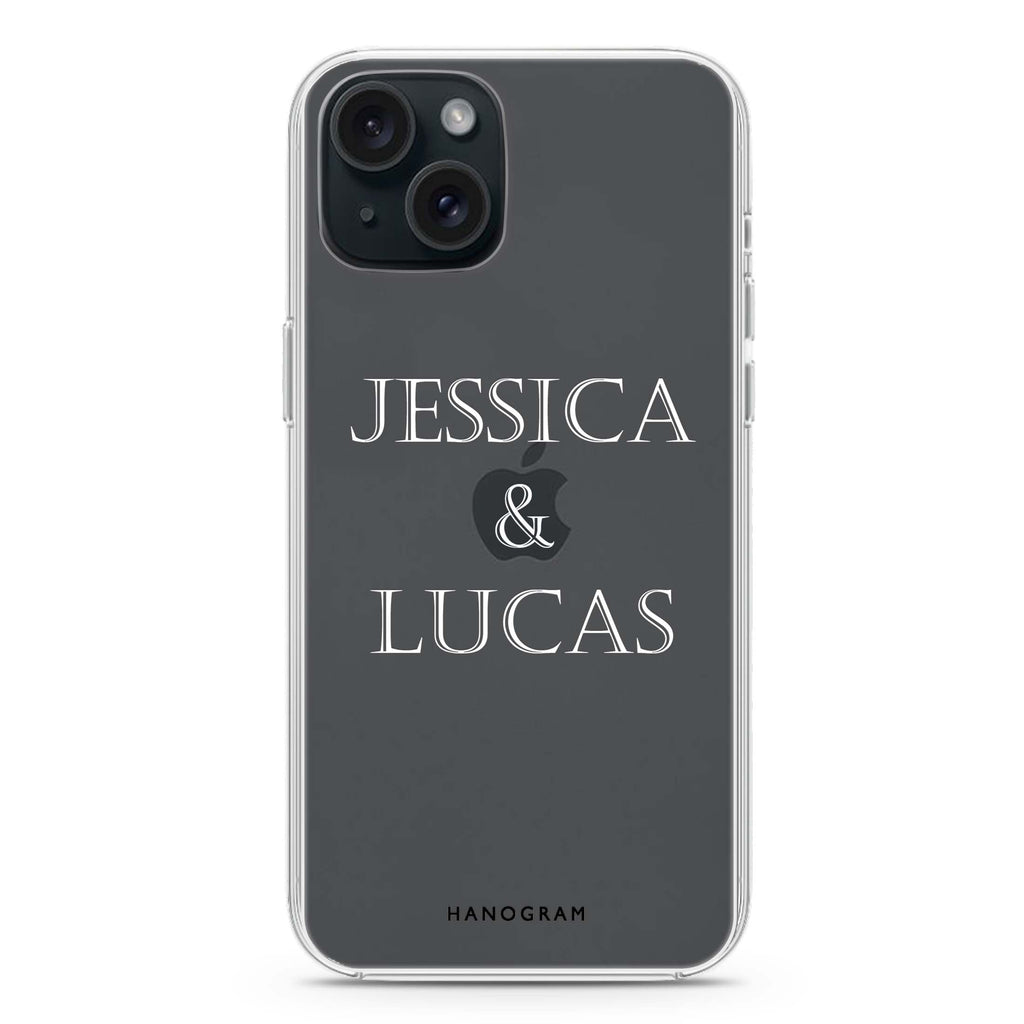 Gorgeous love iPhone 15 plus 水晶透明保護殼