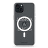 Gorgeous love iPhone 15 Plus Magsafe 兼容水晶透明保護殼