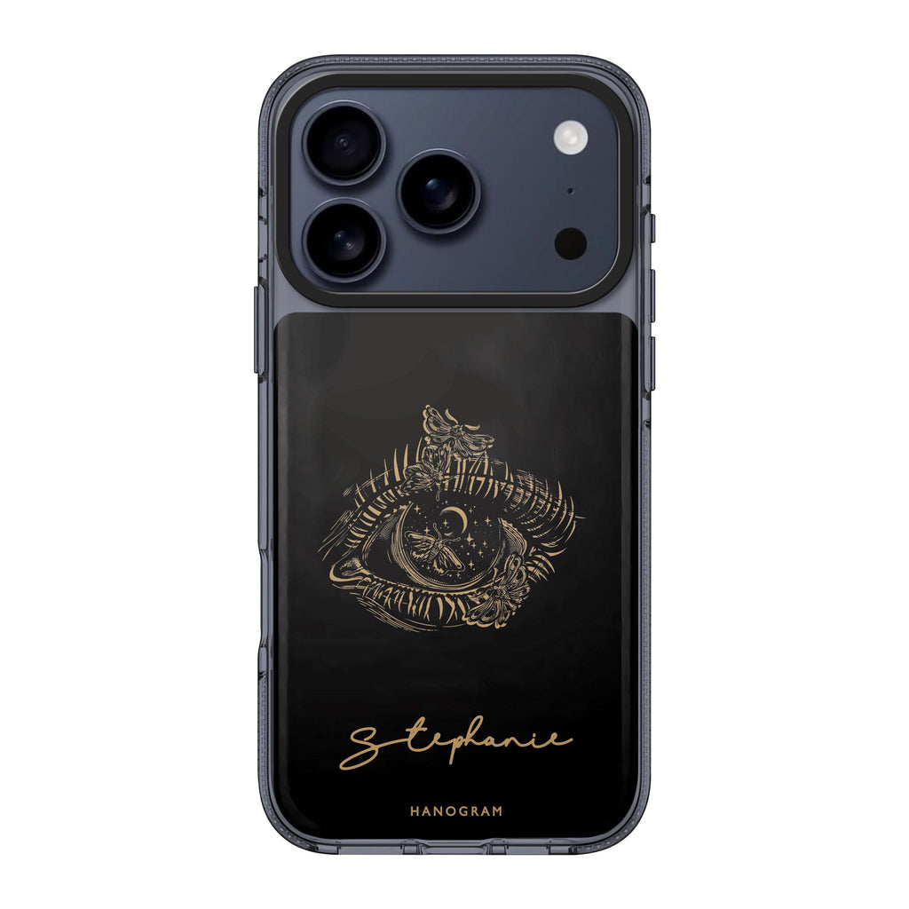 Impressive Eye II iPhone 17 Pro Max MagSafe 水晶透明保護殼 眼睛圖案設計 可自訂名字 圖1