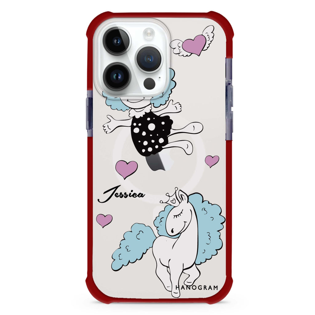 Queen & Unicorn iPhone Magsafe 兼容超強防摔保護殼