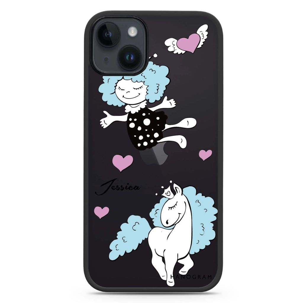 Queen & Unicorn iPhone 15 Plus 防衝擊保護殼