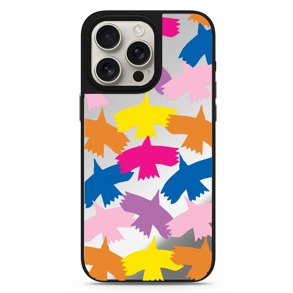 Colourful Birds 鏡面手機殼