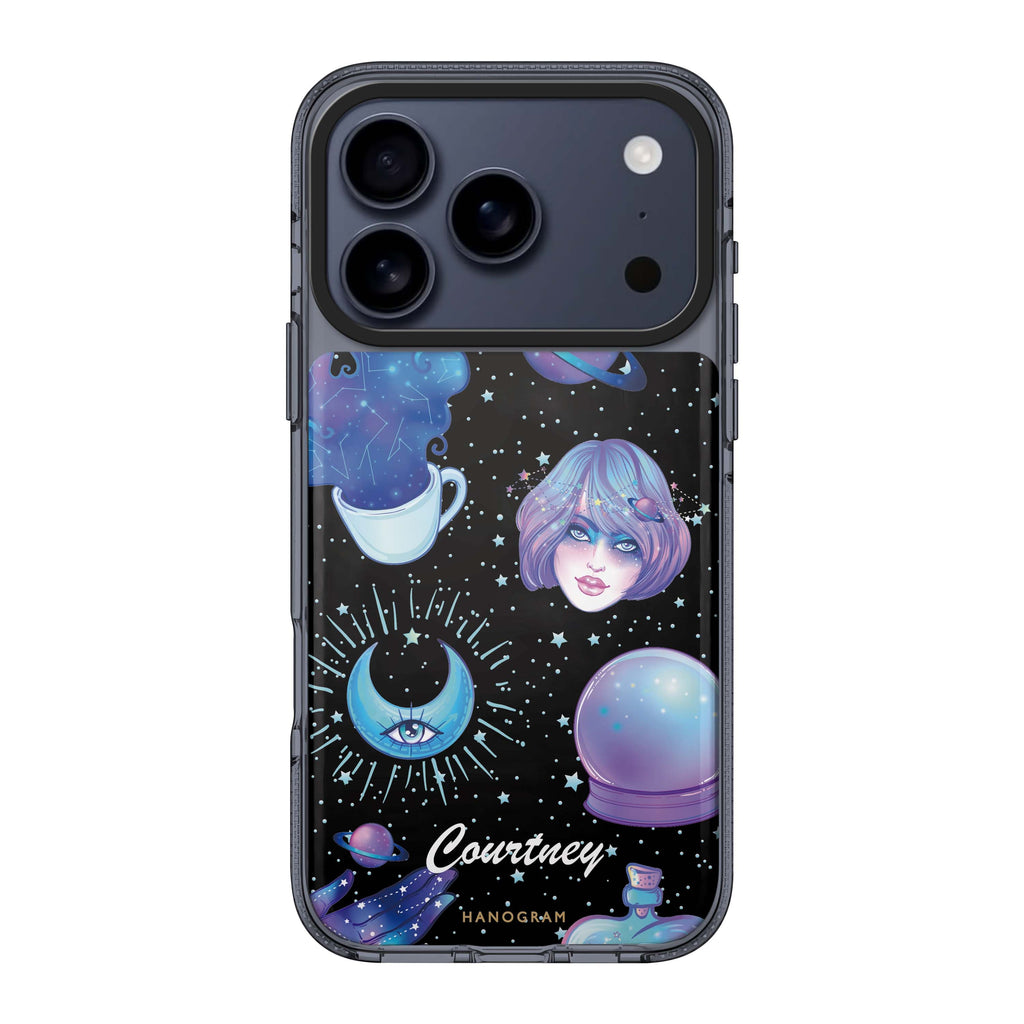 Nocturnal II iPhone 17 Pro Max MagSafe 水晶透明保護殼 插畫圖案設計 可自訂名字 圖1