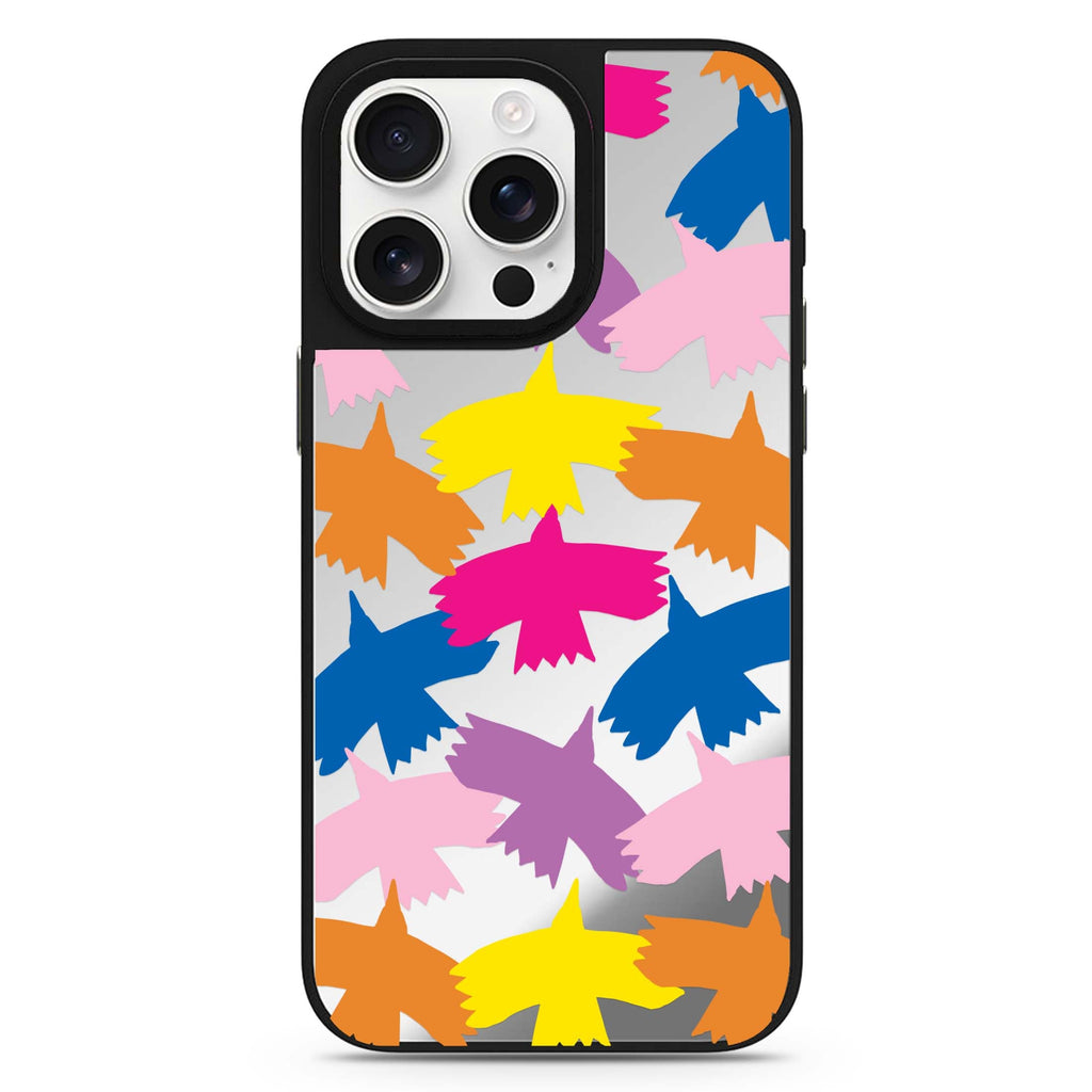 Colourful Birds 鏡面手機殼