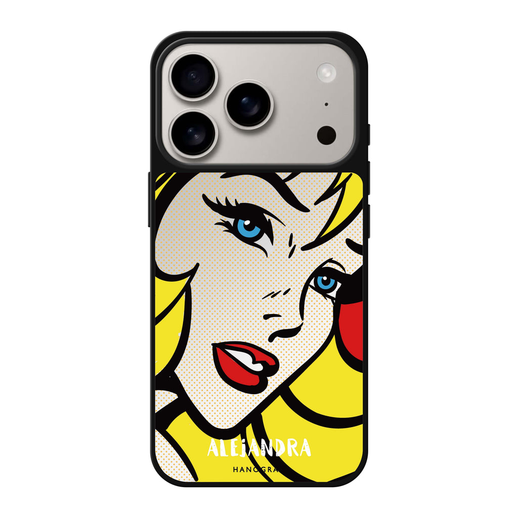 Pop Girl 人像 iPhone 17 Pro Max 鏡面手機殼主圖