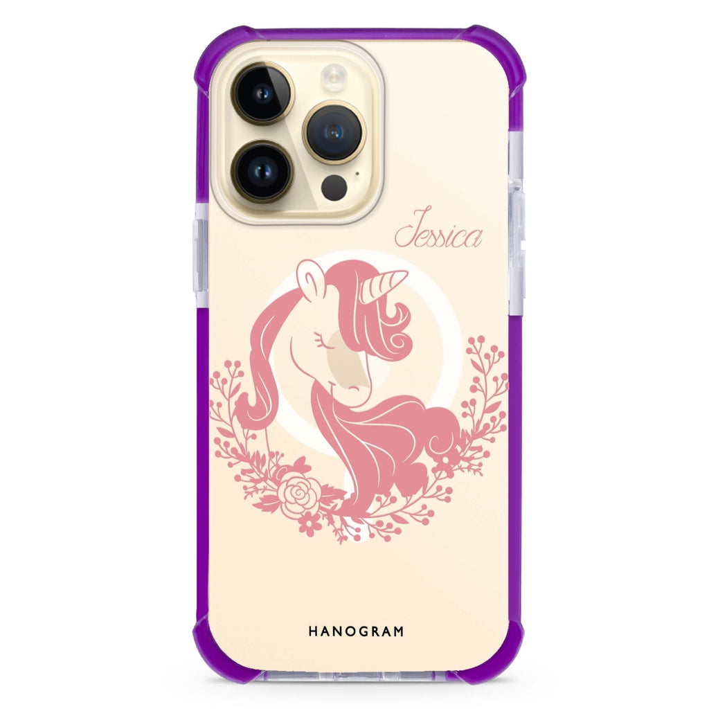 Silhouette Unicorn iPhone Magsafe 兼容超強防摔保護殼