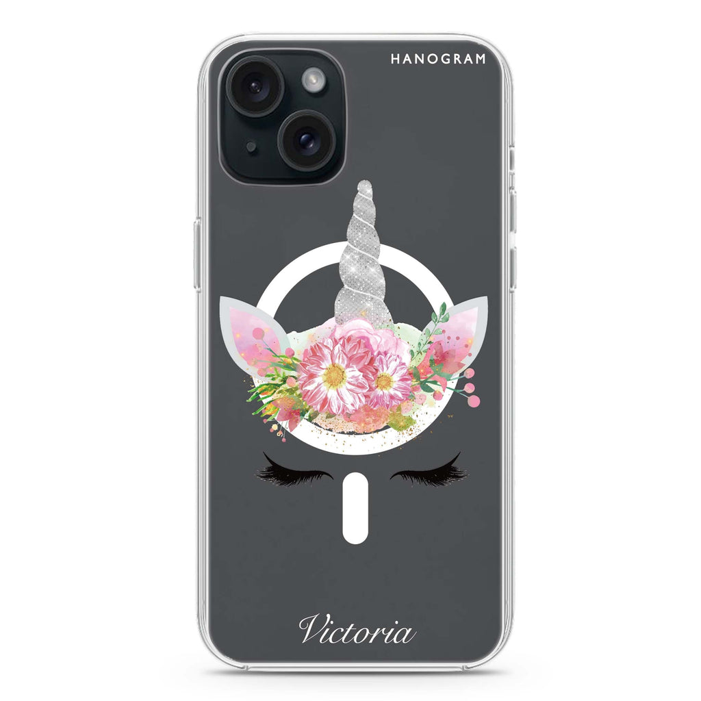Unicorn's Brow iPhone 15 Plus Magsafe 兼容水晶透明保護殼