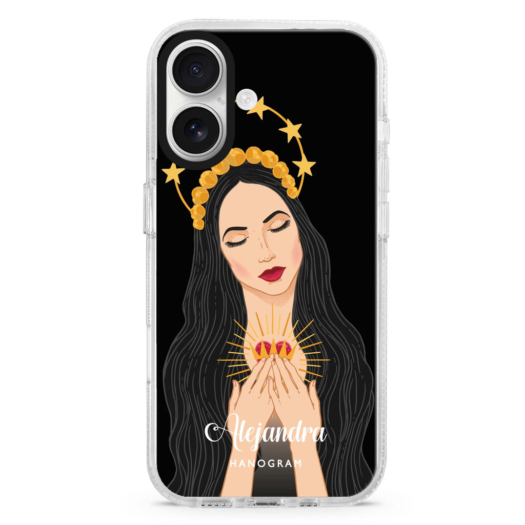 The Virgin Mary Magsafe 兼容水晶透明保護殼