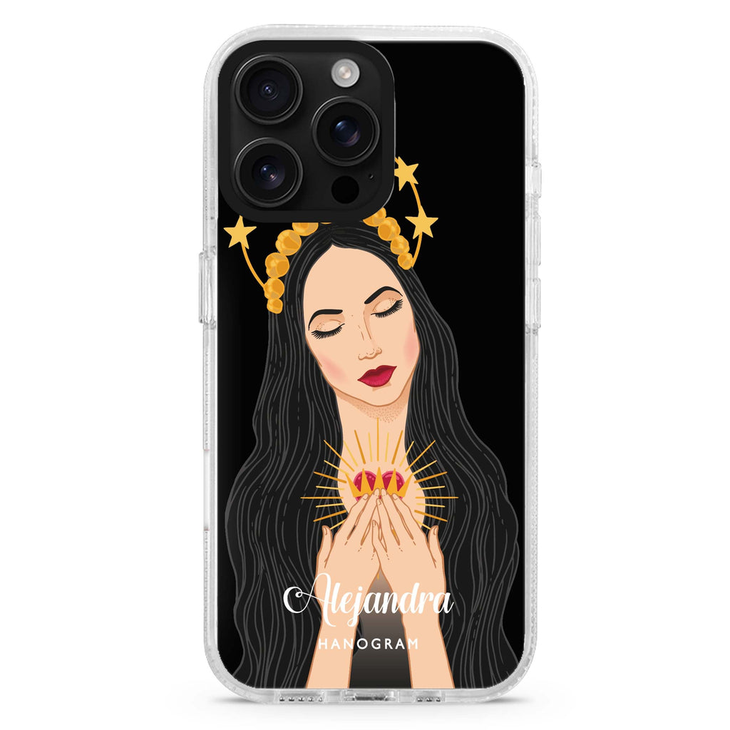 The Virgin Mary Magsafe 兼容水晶透明保護殼