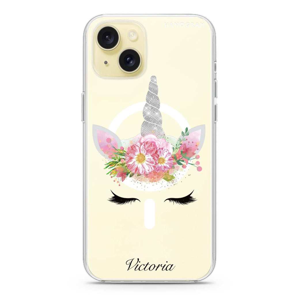 Unicorn's Brow iPhone 15 Magsafe 兼容水晶透明保護殼