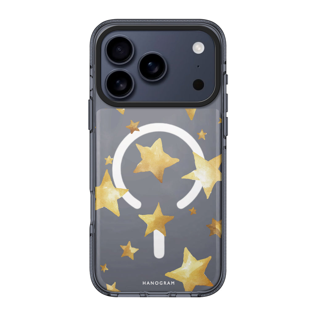 Starlet Mist iPhone 17 Pro Max MagSafe 水晶透明保護殼 星星圖案設計 圖1