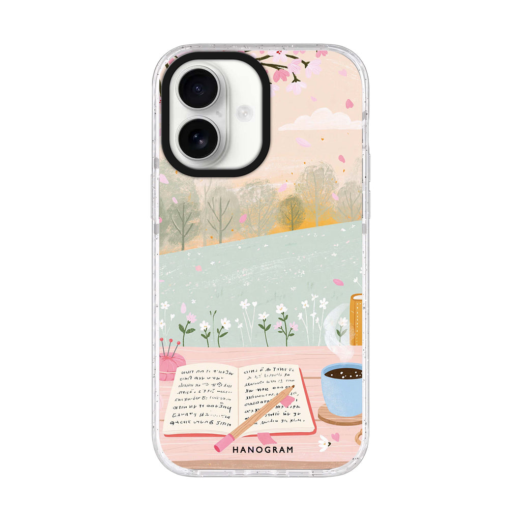 Pages by the Spring Window 水晶透明保護殼