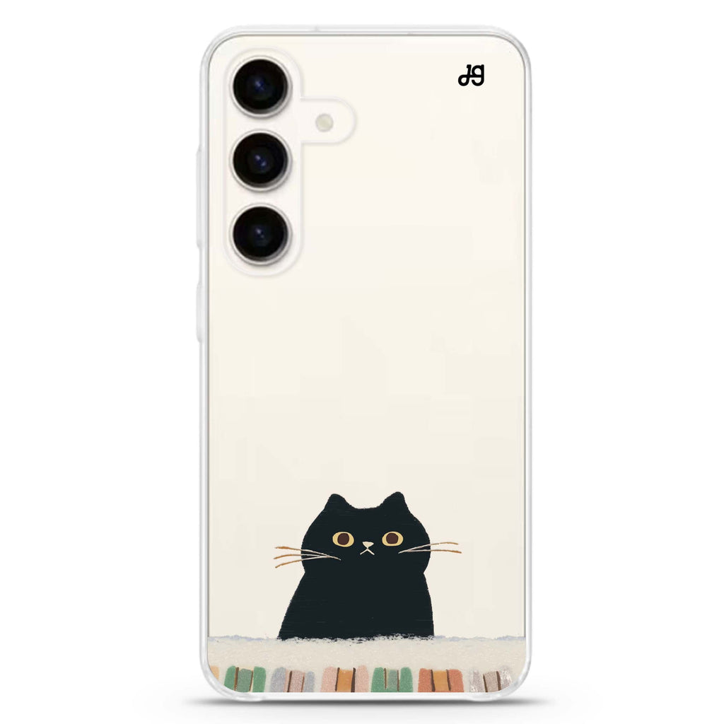 Cat Sonata Samsung Galaxy S26/S25/S24 水晶透明保護殼正面展示