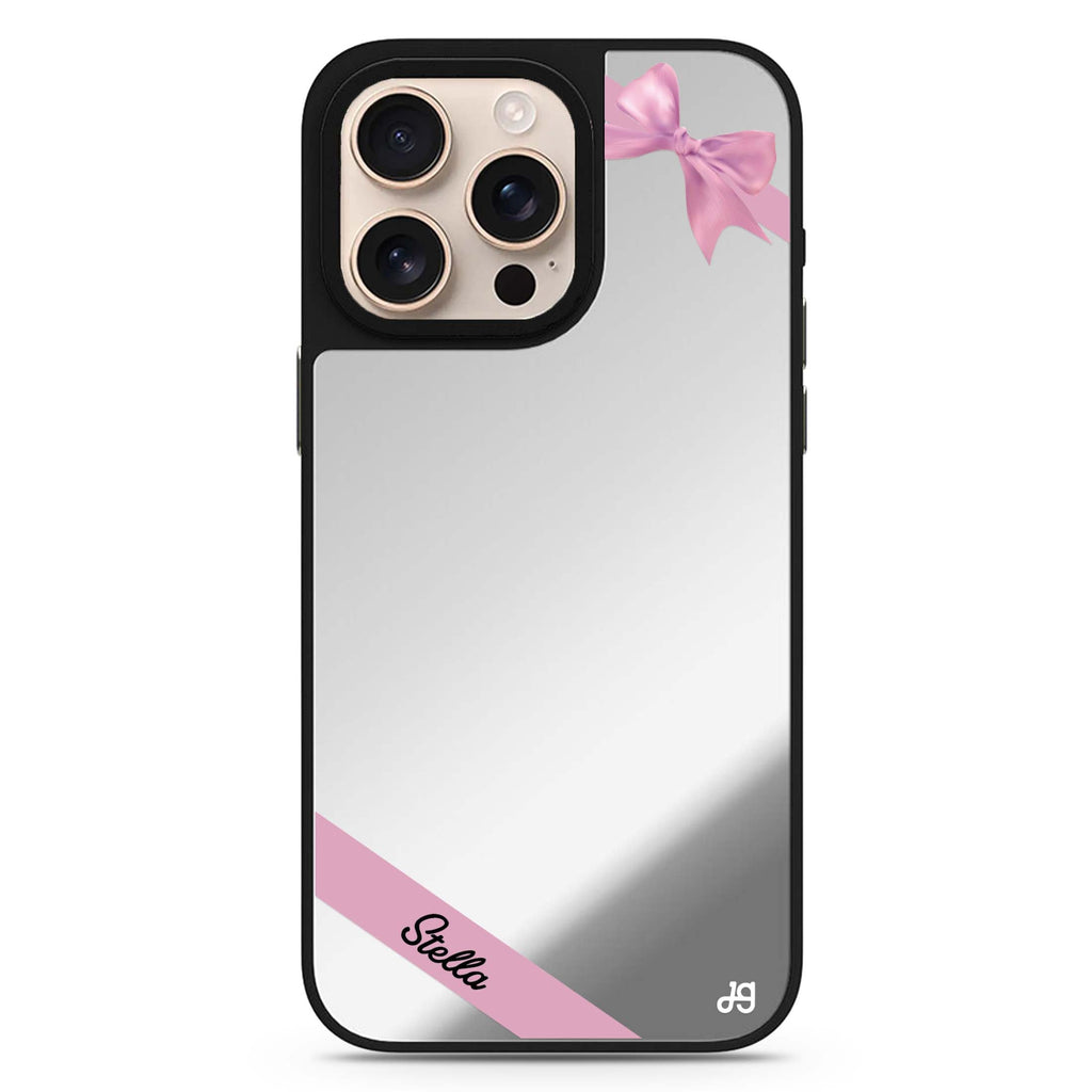 Pink Bow 鏡面手機殼