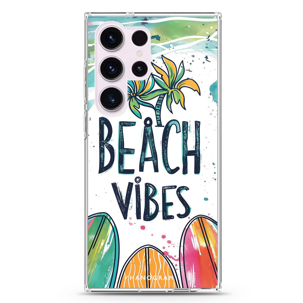 Sand and Surf Samsung Galaxy Ultra 透明保護殼，適用 S26/S25/S24/S23 Ultra，圖1