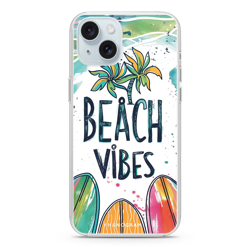 Sand and Surf iPhone 15 Magsafe 兼容水晶透明保護殼