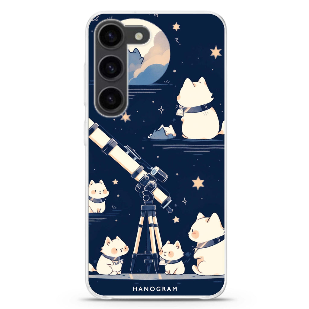 Stargazer Purr Samsung Galaxy 水晶透明保護殼