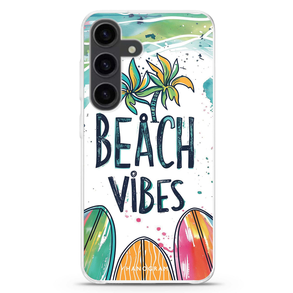 Sand and Surf Samsung Galaxy S26/S25/S24 水晶透明保護殼正面展示