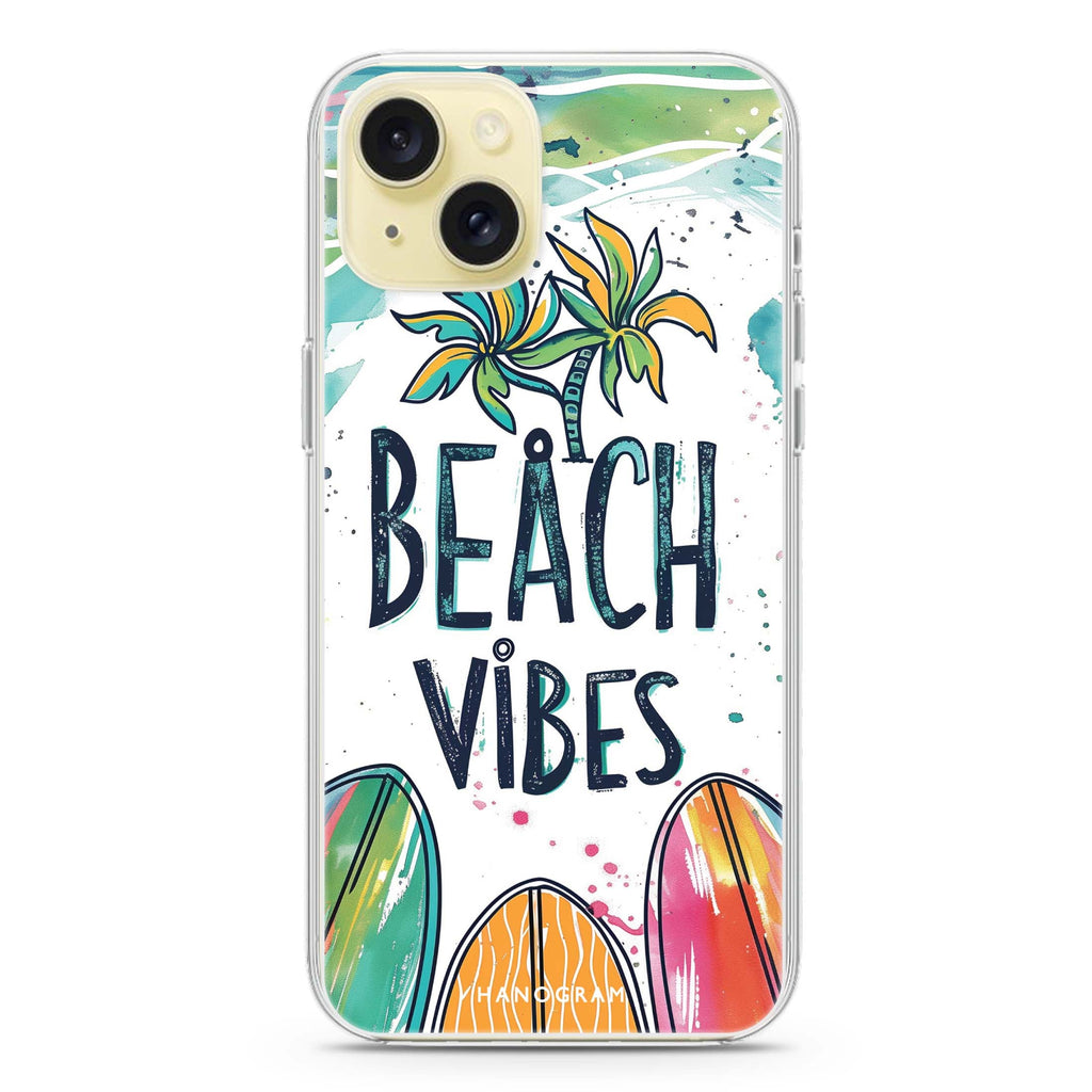 Sand and Surf iPhone 15 Plus Magsafe 兼容水晶透明保護殼