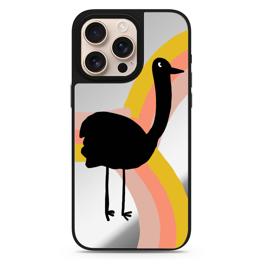 Rainbow Bird 鏡面手機殼