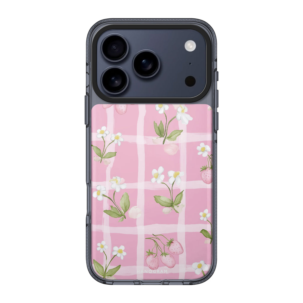 Berry Lace iPhone 17 Pro Max MagSafe 水晶透明保護殼 時尚圖案設計 圖1