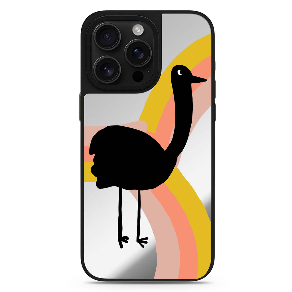 Rainbow Bird 鏡面手機殼