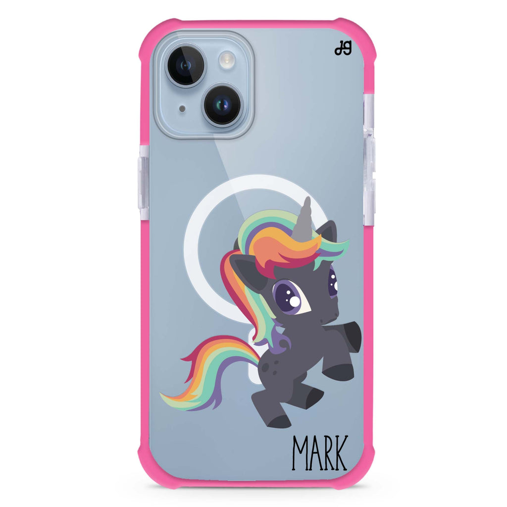 Lovely Unicorn I iPhone 15 Plus Magsafe 兼容超強防摔保護殼